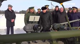 Bộ trưởng Quốc phòng Nga thị sát cơ sở sản xuất tên lửa hiện đại