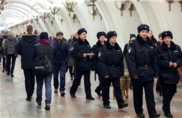 Nga siết chặt an ninh hệ thống tàu điện ngầm thủ đô sau vụ tấn công khủng bố