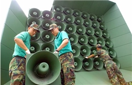 Hàn Quốc bắt đầu lắp lại loa phát thanh tuyên truyền gần biên giới với Triều Tiên
