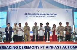 VinFast khởi công nhà máy lắp ráp xe điện tại Indonesia