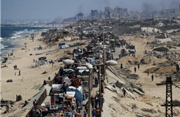 Dòng người Palestine tháo chạy khỏi đô thị lớn nhất Gaza sau khi Israel tiến sâu vào thành phố