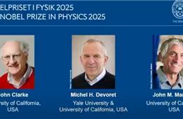 Giải Nobel Vật lý 2025 vinh danh ba nhà khoa học