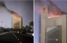 Trụ sở dầu khí Kuwait bốc cháy sau đòn tấn công bằng UAV nghi của Iran