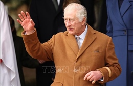 Vua Charles hội ngộ gia đình Hoàng tử Harry sau 4 năm