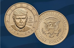 Đồng xu 1 USD mang hình Tổng thống Trump hết hàng chỉ vài giờ sau mở bán