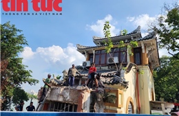 Hà Nội gấp rút &#39;thay áo mới&#39; Quảng trường Đông Kinh Nghĩa Thục 