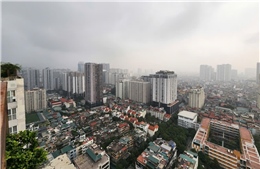 Hình ảnh Hà Nội mịt mù trong khói bụi, ô nhiễm chạm ngưỡng nguy hại