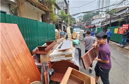 Hình ảnh Hà Nội dồn tổng lực giải phóng mặt bằng thông tuyến đường &#39;đắt nhất hành tinh&#39;