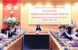 Chủ tịch HĐND TP Hà Nội Phùng Thị Hồng Hà được giới thiệu ứng cử đại biểu Quốc hội