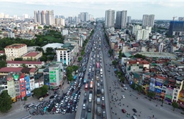 Cửa ngõ Hà Nội ken đặc xe cộ trước kỳ nghỉ lễ 30/4 - 1/5