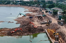 Hiện trạng 7 công trình chống ngập khẩn cấp ở Hà Nội sau 4 tháng thi công thần tốc