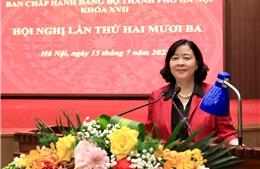 Hà Nội thống nhất cao phương hướng công tác nhân sự Đại hội đảng bộ lần thứ XVIII