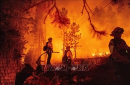 Phong tỏa một xa lộ lớn tại bang California do cháy rừng bùng phát