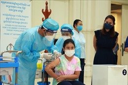  82% dân số Campuchia đã tiêm ít nhất một liều vaccine
