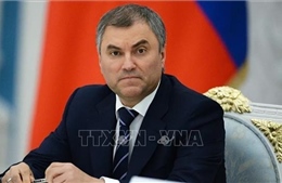 Ông Vyacheslav Volodin được bầu làm Chủ tịch Hạ viện Nga khóa mới