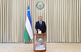 Tổng thống Uzbekistan Shavkat Mirziyoyev tái đắc cử