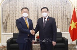 Chủ tịch Quốc hội Vương Đình Huệ tiếp lãnh đạo doanh nghiệp lớn Hàn Quốc