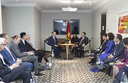 Chủ tịch Quốc hội Vương Đình Huệ gặp đại diện doanh nghiệp Anh đầu tư tại Việt Nam