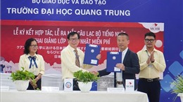 Đại học Quang Trung hợp tác đào tạo nhân lực với Tập đoàn Y tế Aoyama