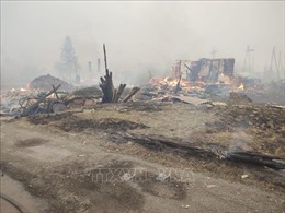 Cháy rừng thiêu rụi hàng chục tòa nhà tại Nga
