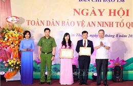 Hà Nội: Ngày hội Toàn dân bảo vệ An ninh Tổ quốc tại phường Quán Thánh