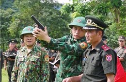 Điện Biên: Hoàn thành tập huấn nghiệp vụ biên phòng cho cán bộ, chiến sĩ quân đội nhân dân Lào