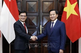 Hội đàm giữa Phó Thủ tướng Lê Minh Khái và Phó Thủ tướng Singapore