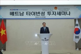 Tỉnh Thái Bình nỗ lực thu hút các nhà đầu tư Hàn Quốc