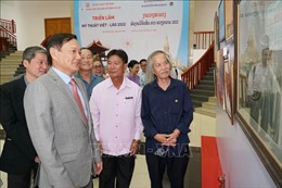 Ấn tượng Triển lãm Mỹ thuật Việt Nam - Lào 2022