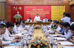 Bắc Giang: Tập trung giải quyết khó khăn vướng mắc để tăng tốc phát triển kinh tế - xã hội