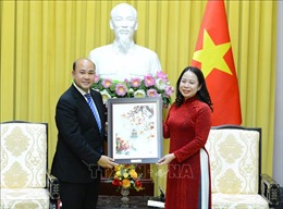 Phó Chủ tịch nước tiếp Đoàn đại biểu Hội liên hiệp Thanh niên Campuchia