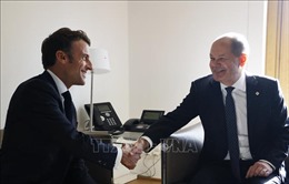 Hai nhà lãnh đạo Pháp - Đức gặp mặt trực tiếp tại Paris