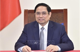 Thủ tướng Chính phủ Phạm Minh Chính gặp Tổng Thư ký LHQ Antonio Guterres