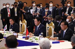 Hội nghị Cấp cao ASEAN: Lãnh đạo Hàn - Nhật nhất trí gặp thượng đỉnh tại Campuchia
