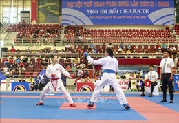 Đại hội Thể thao toàn quốc năm 2022: Karate Hà Nội dẫn đầu sau 4 ngày thi đấu