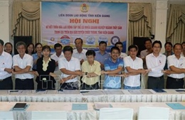 Kiên Giang: Công đoàn ký kết thỏa ước tập thể với nhóm doanh nghiệp ngành thủy sản