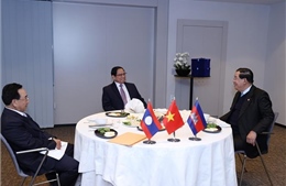 Thủ tướng Phạm Minh Chính làm việc cùng Thủ tướng Lào và Thủ tướng Campuchia