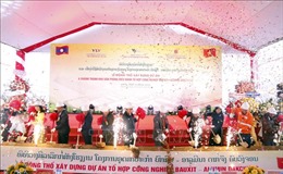 60 năm quan hệ Việt Nam - Lào: Động thổ một trong những dự án lớn nhất của Việt Nam tại Lào