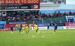 V-League 2023: Khánh Hòa hoà Sông Lam Nghệ An 2 - 2