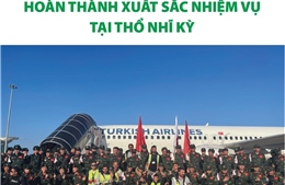 Đoàn cứu hộ, cứu nạn QĐND Việt Nam hoàn thành xuất sắc nhiệm vụ tại Thổ Nhĩ Kỳ