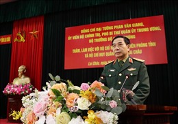 Bộ trưởng Bộ Quốc phòng Phan Văn Giang làm việc tại tỉnh Lai Châu