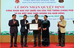 Đón nhận Quyết định công nhận bảo vật quốc gia Thạp đồng văn hóa Đông Sơn