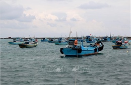 Hỗ trợ các tàu cá cạn kiệt lương thực khi đánh bắt hải sản