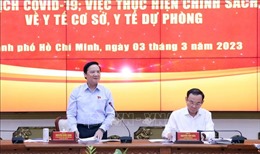 Đoàn giám sát chuyên đề của Quốc hội làm việc tại TP Hồ Chí Minh