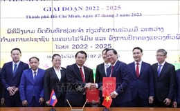TP Hồ Chí Minh và tỉnh Hủa Phăn (Lào) ký thỏa thuận tăng cường hợp tác