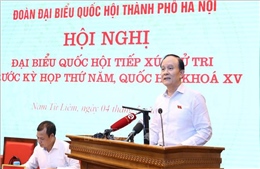Hà Nội: Cử tri kiến nghị nhiều ý kiến trước Kỳ họp thứ 5, Quốc hội khóa XV