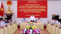 Kiểm tra tiến độ dự án trọng điểm, kết quả giải ngân vốn đầu tư công tại Nam Định