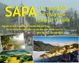 Sa Pa là 1 trong 50 thị trấn nhỏ đẹp nhất thế giới