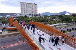 Khánh thành cây cầu có phong cách kiến trúc Nhật Bản tại Đà Nẵng