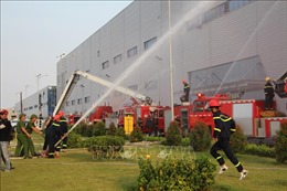 Quảng Ninh: Thực tập phòng cháy, chữa cháy quy mô cấp tỉnh